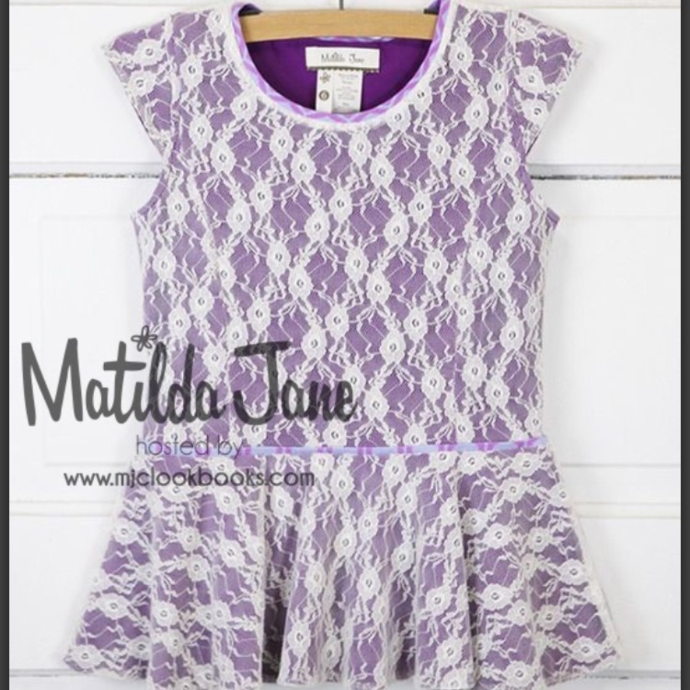 Matilda  Jane Poet Peplum Top size 10 NWT